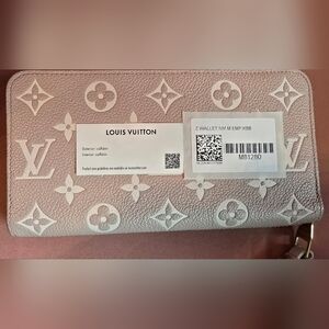Louis Vuitton Monogram Empreinte Zippy Wallet